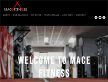 Tablet Screenshot of macefitness.com